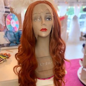Auburn Colored 360 lace Wig